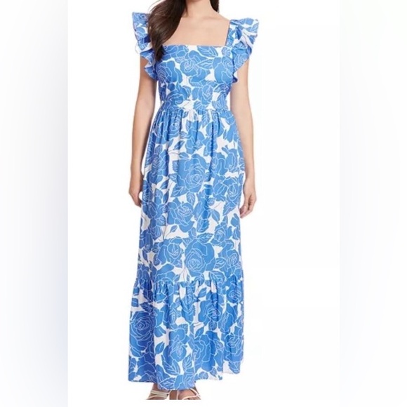 London Times Dresses & Skirts - London Times Ruffled Sleeve/Hem Dress